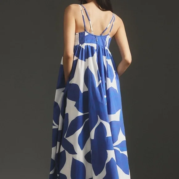 NWT | Anthropologie Sleeveless Babydoll Midi Dress | sz M - Picture 2 of 8